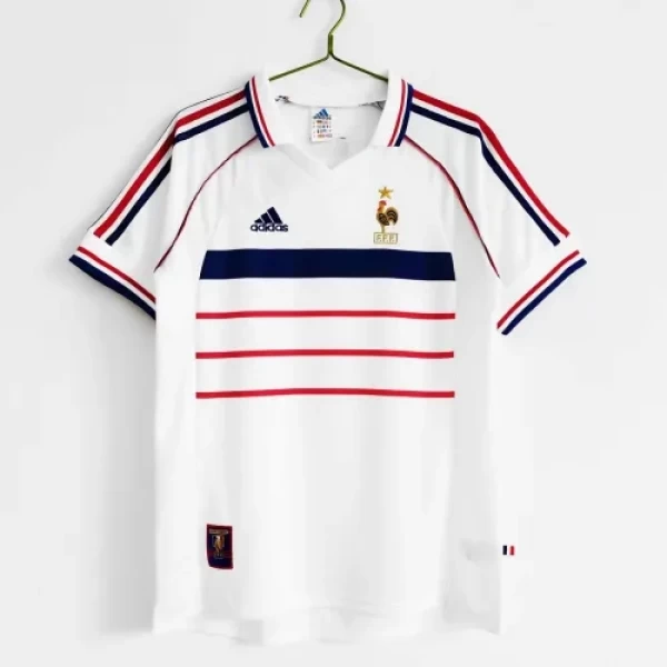 1998 France Retro Jersey Away World Cup